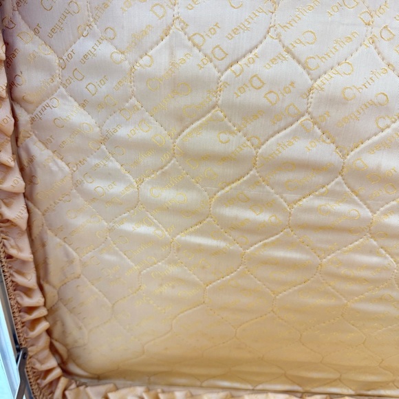 Vintage 1970s Christian Dior Diorissimo Pullman Suitcase 100% Authentic 28x18x8 - Picture 11 of 16